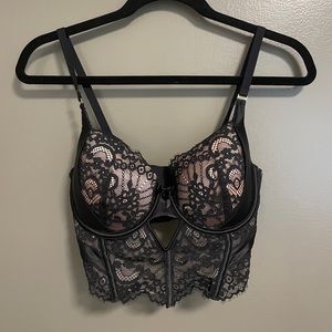 Hunkemoller Noir Corset Top